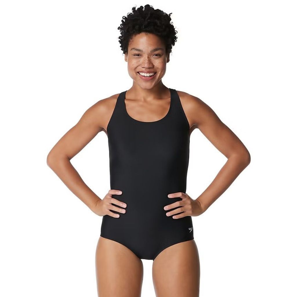 Speedo Plus Moderate Ultra Back Black