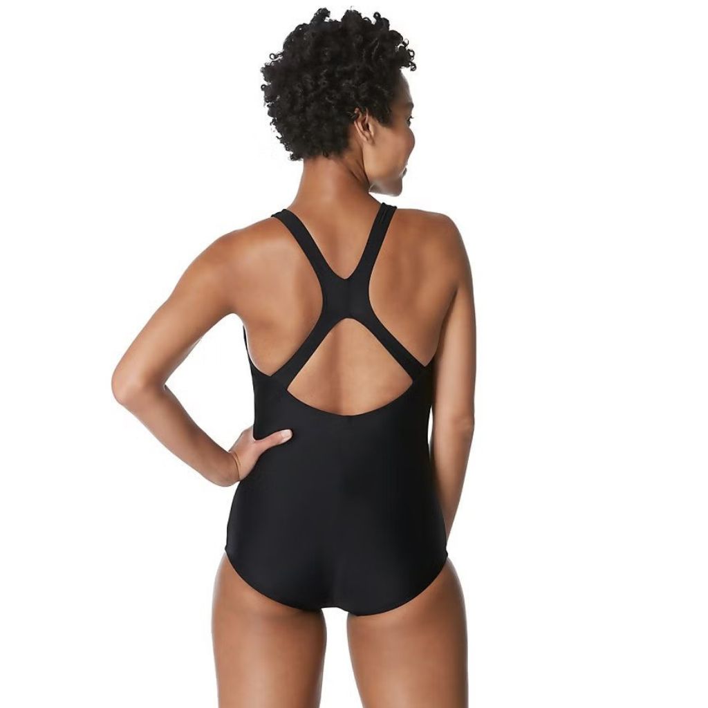 Speedo Plus Moderate Ultra Back Black Team Aquatic Supplies