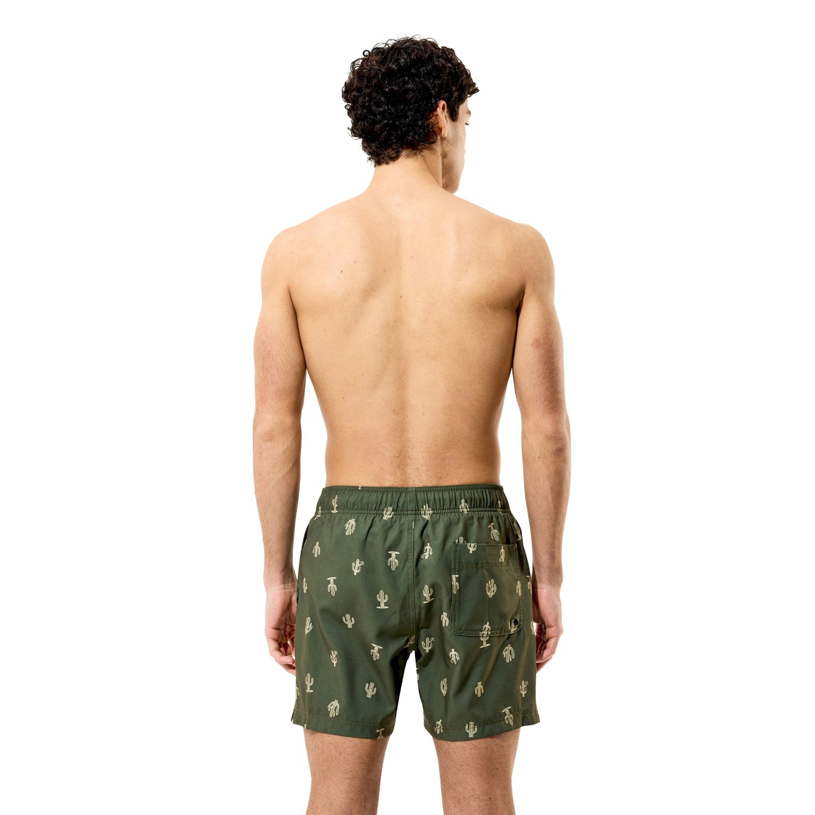Speedo Print Redondo Edge Swim Short Deep Olive