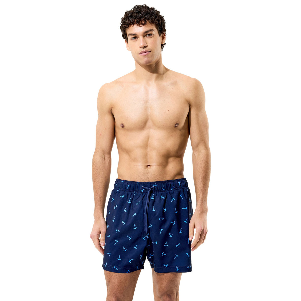 Speedo Print Redondo Edge Swim Short Peacoat