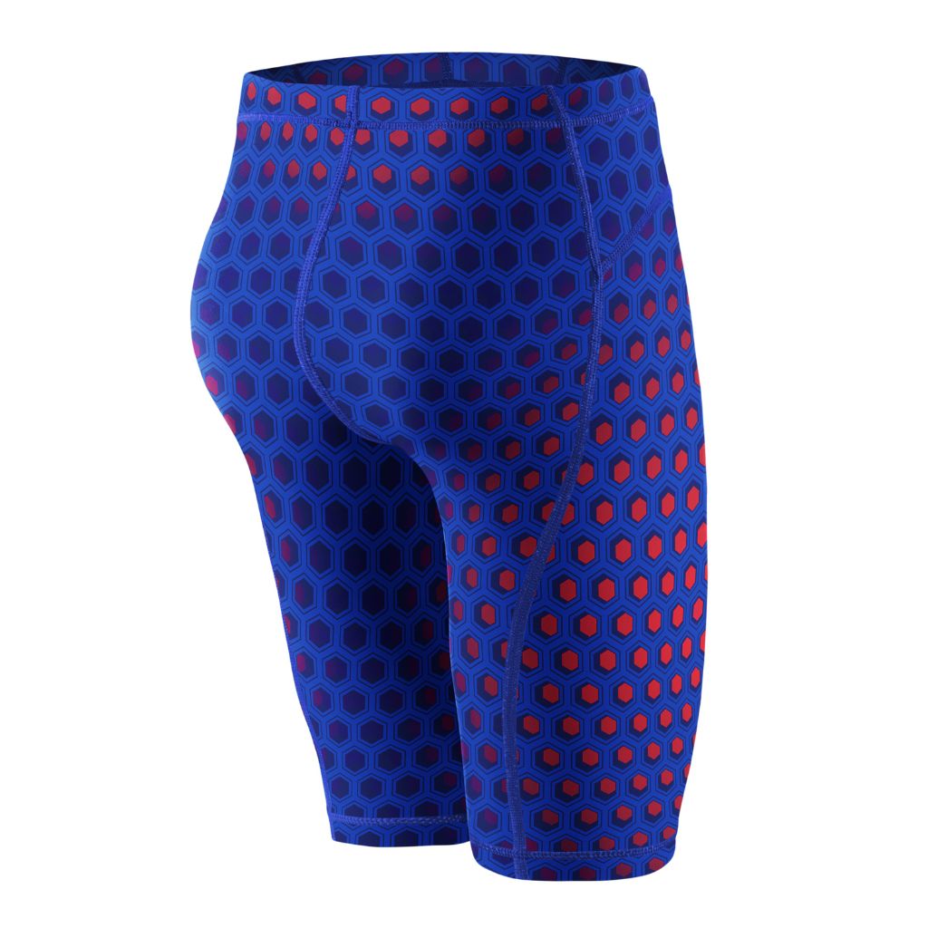 Speedo Print Vanquisher Jammer Navy Orange