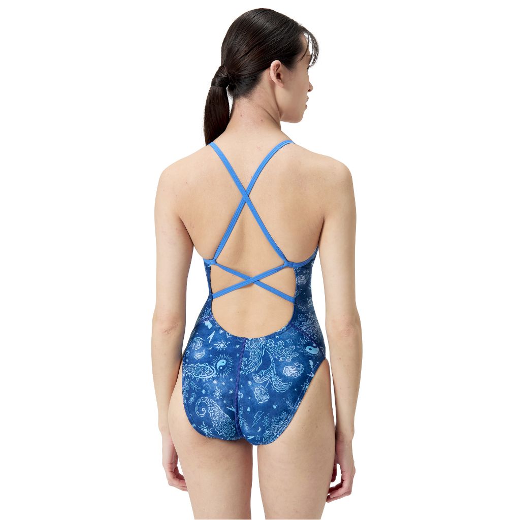 Speedo Printed Double Crossback Booms and Bolts