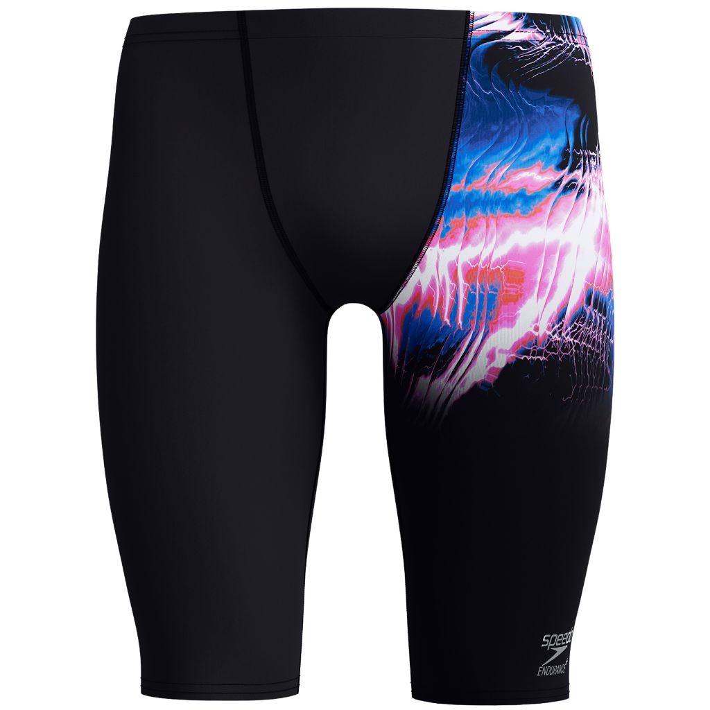 Speedo Printed Jammer Electro Static Black