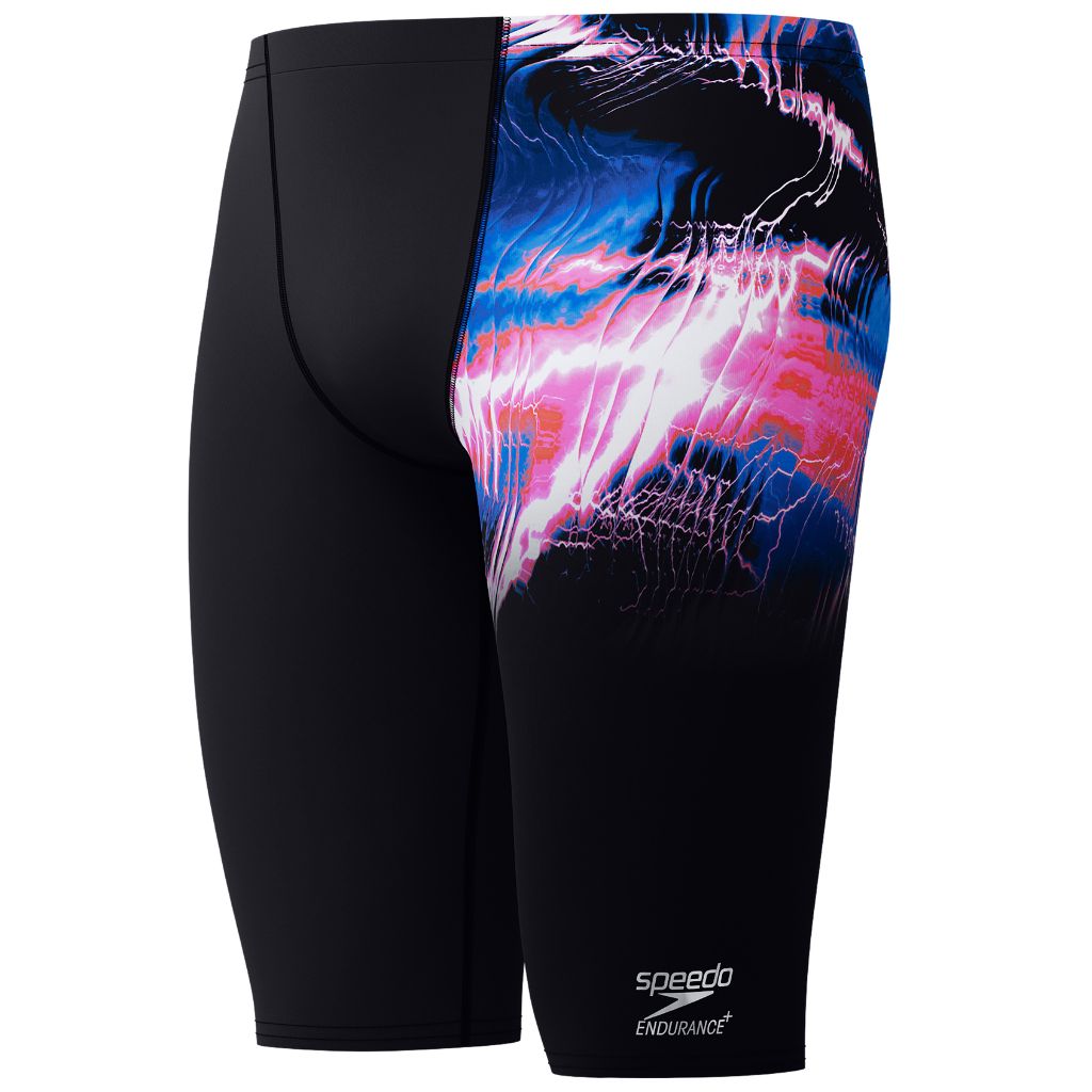 Speedo Printed Jammer Electro Static Black