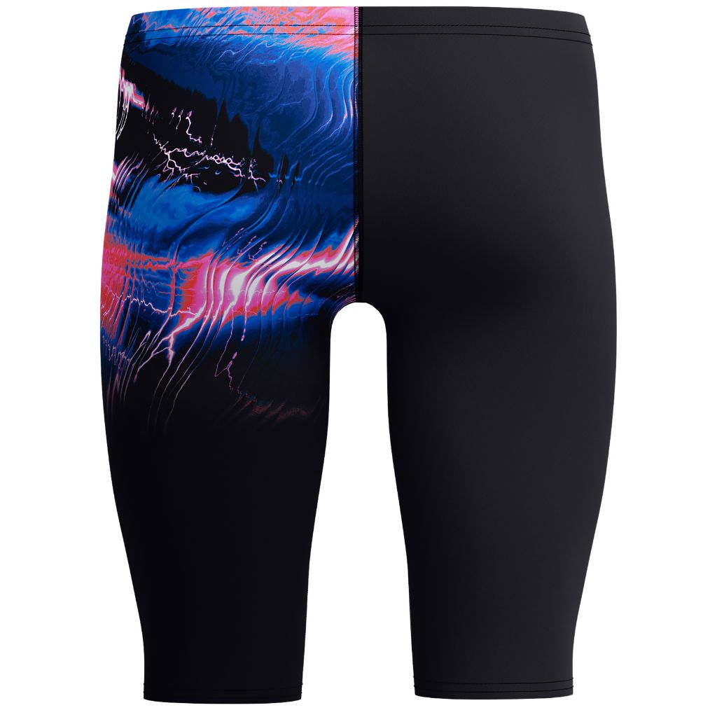 Speedo Printed Jammer Electro Static Black
