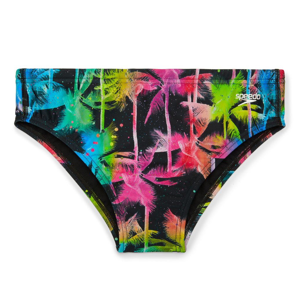 Speedo Printed One Brief Bright White