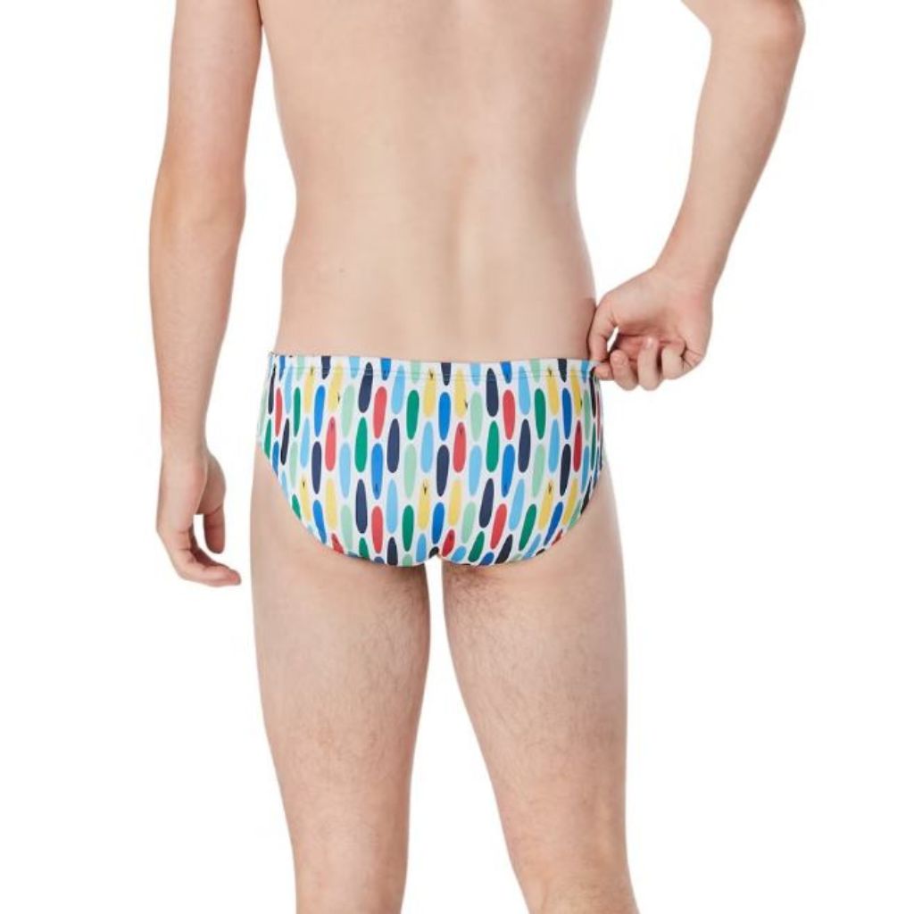 Speedo Printed One Brief Bright White