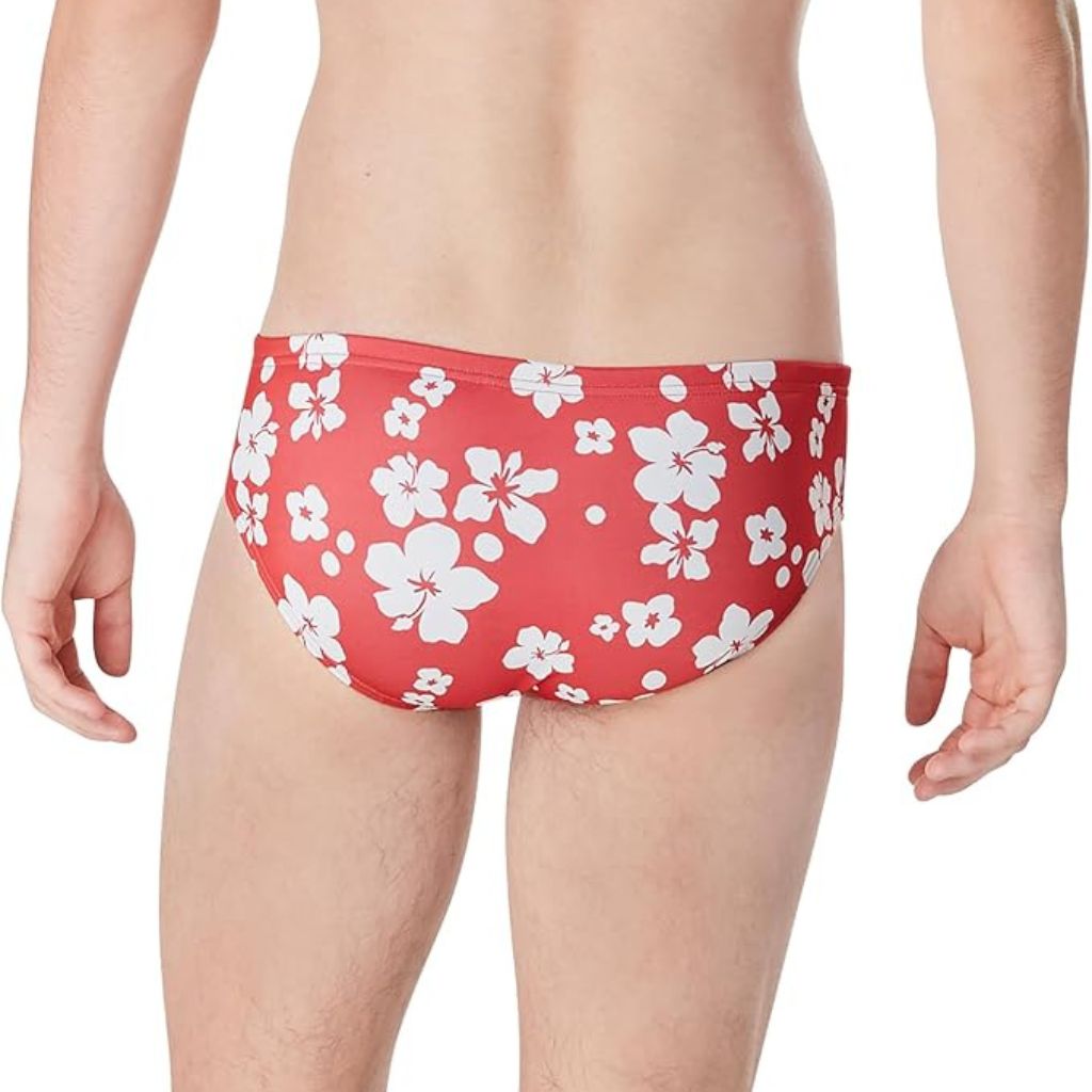 Speedo Printed One Brief High Risk Red