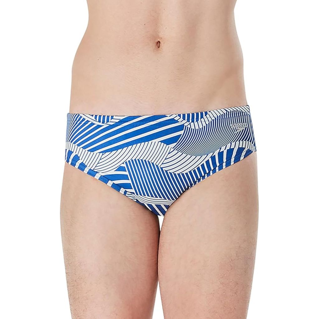 Speedo Printed One Brief Blue Waves