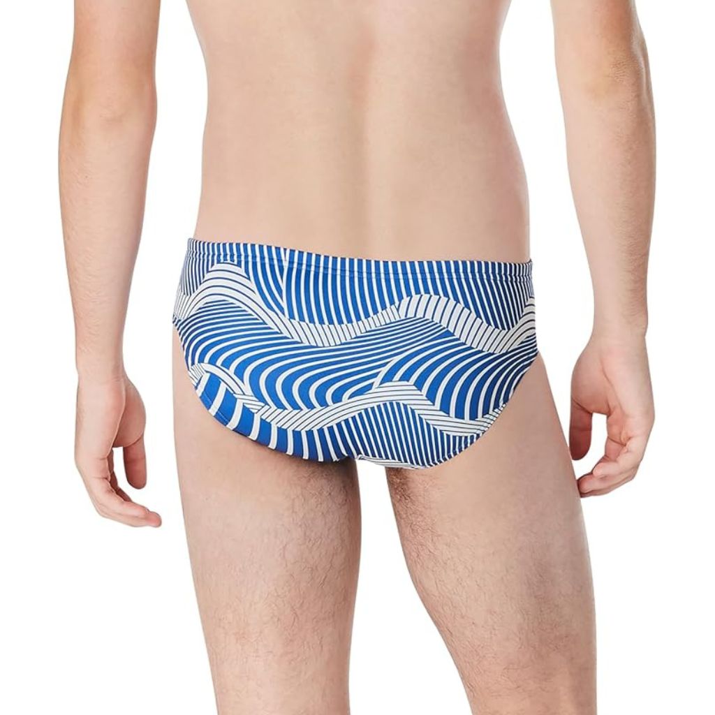 Speedo Printed One Brief Blue Waves