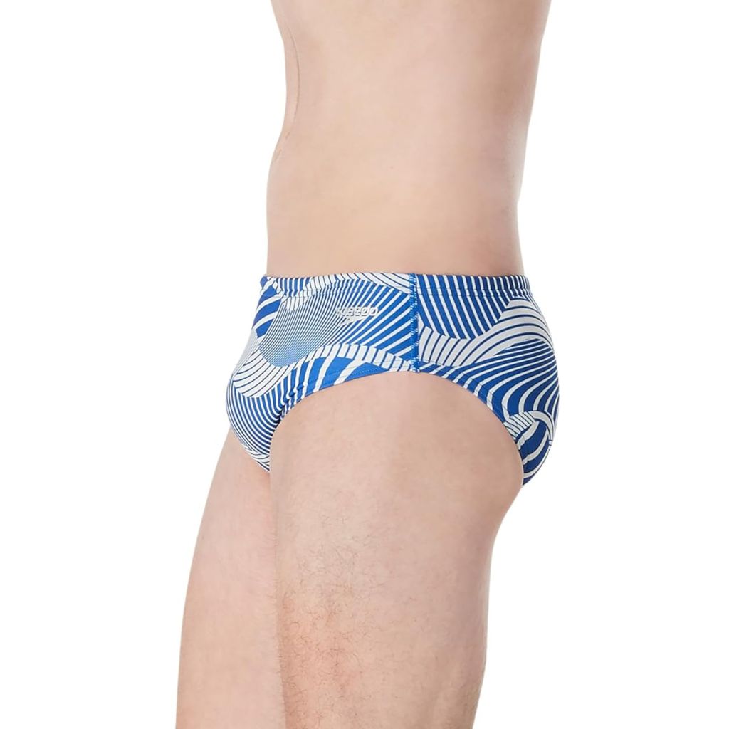 Speedo Printed One Brief Blue Waves