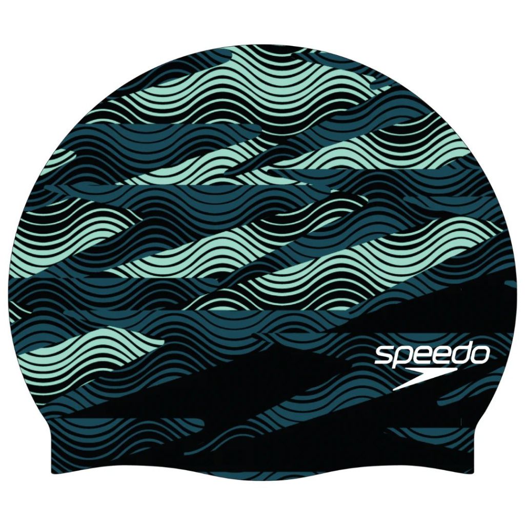 Speedo Printed Silicone Dark Teal Semi Tide