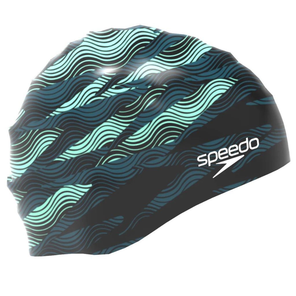 Speedo Printed Silicone Dark Teal Semi Tide