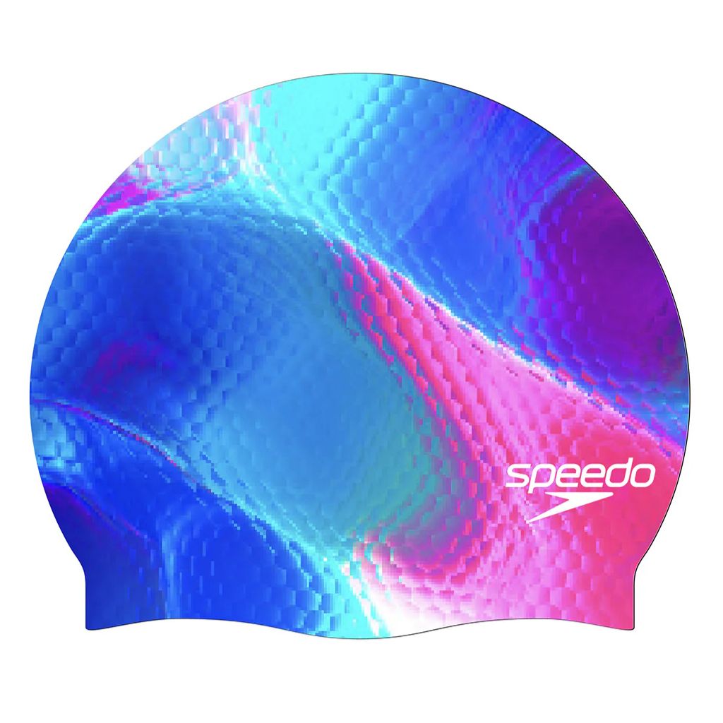 Speedo Printed Silicone Peacoat Pale Clover Mayan Blue