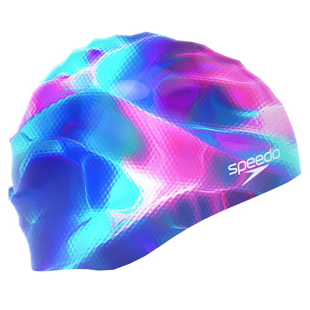 Speedo Printed Silicone Peacoat Pale Clover Mayan Blue