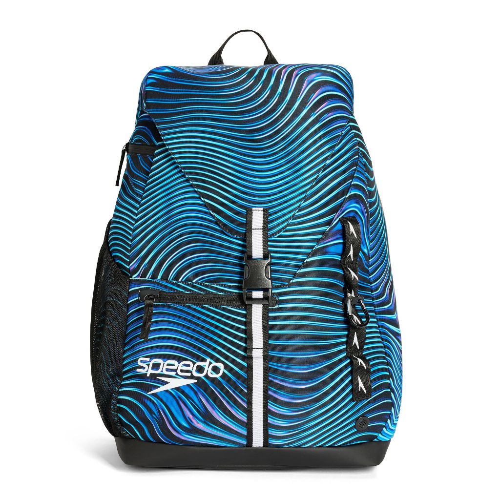 Speedo Printed Team Bag 35L Tideway Deep Sapphire