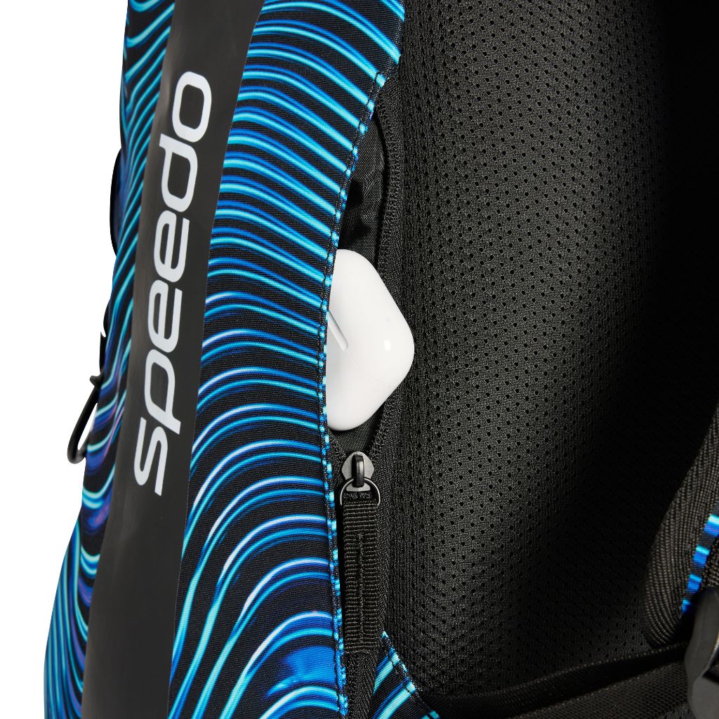 Speedo Printed Team Bag 35L Tideway Deep Sapphire