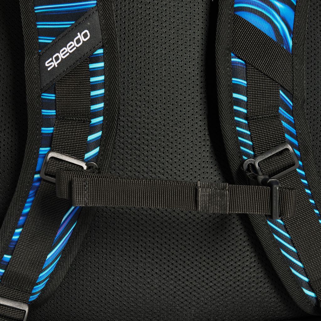 Speedo Printed Team Bag 35L Tideway Deep Sapphire