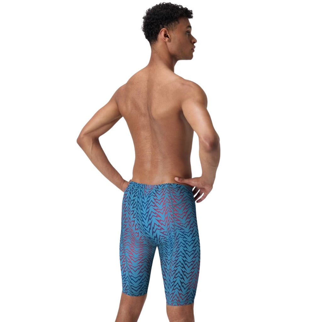 Speedo Printed Vanquisher Jammer Denticle Picton Blue