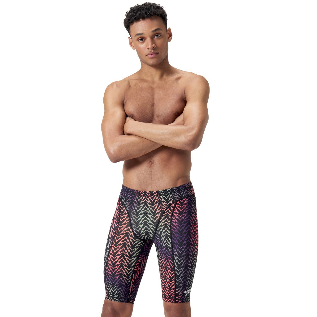 Speedo Printed Vanquisher Jammer Denticle Siren Red