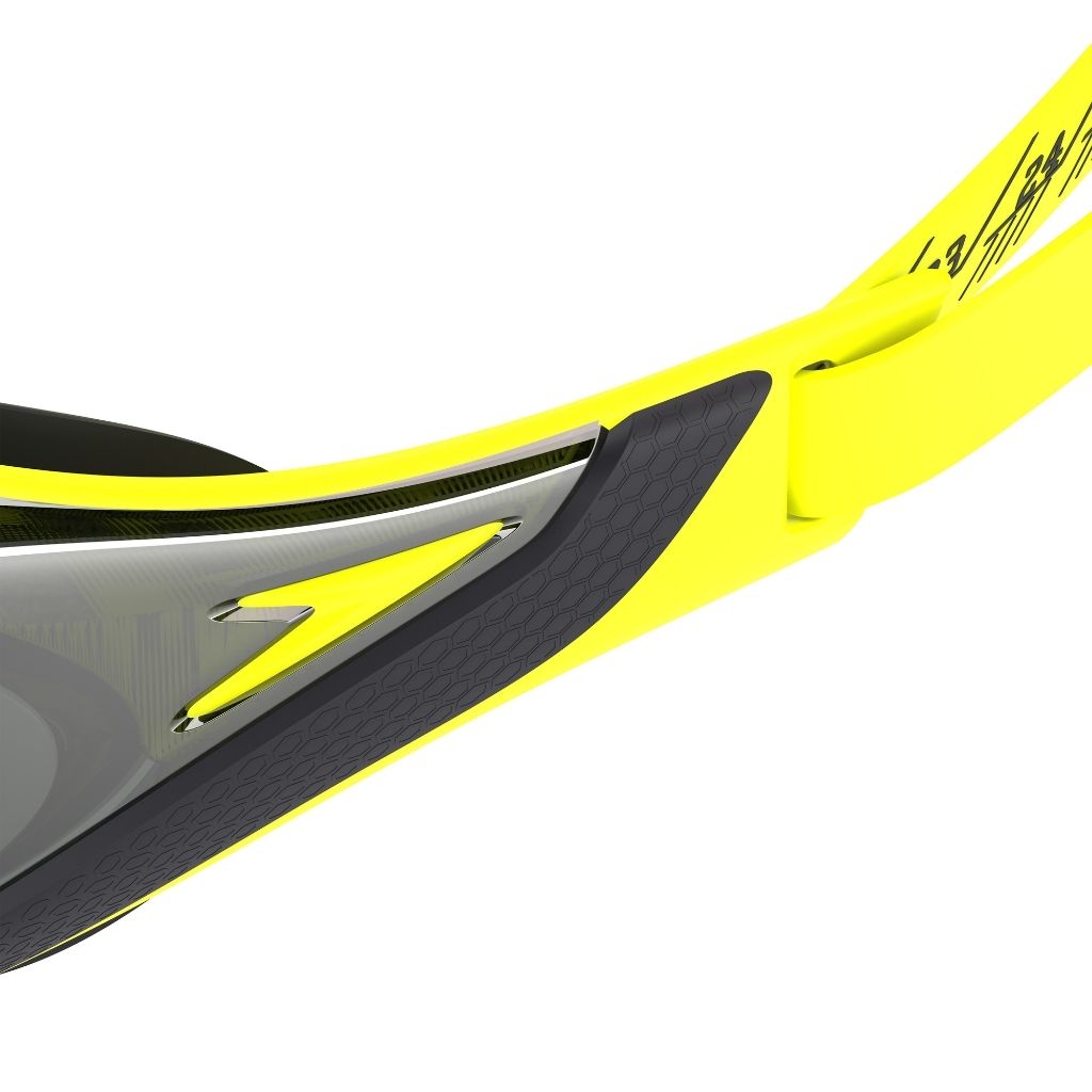 Speedo Fastskin Pure Focus Mirror Hyper Yellow Smoke Silver