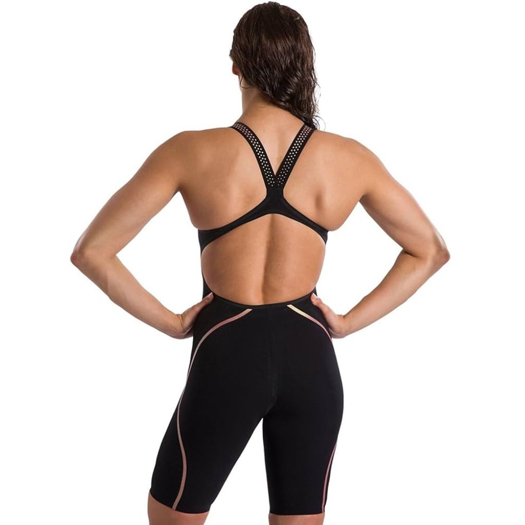 Speedo Pure Intent 1.0 Open Back Kneeskin Black