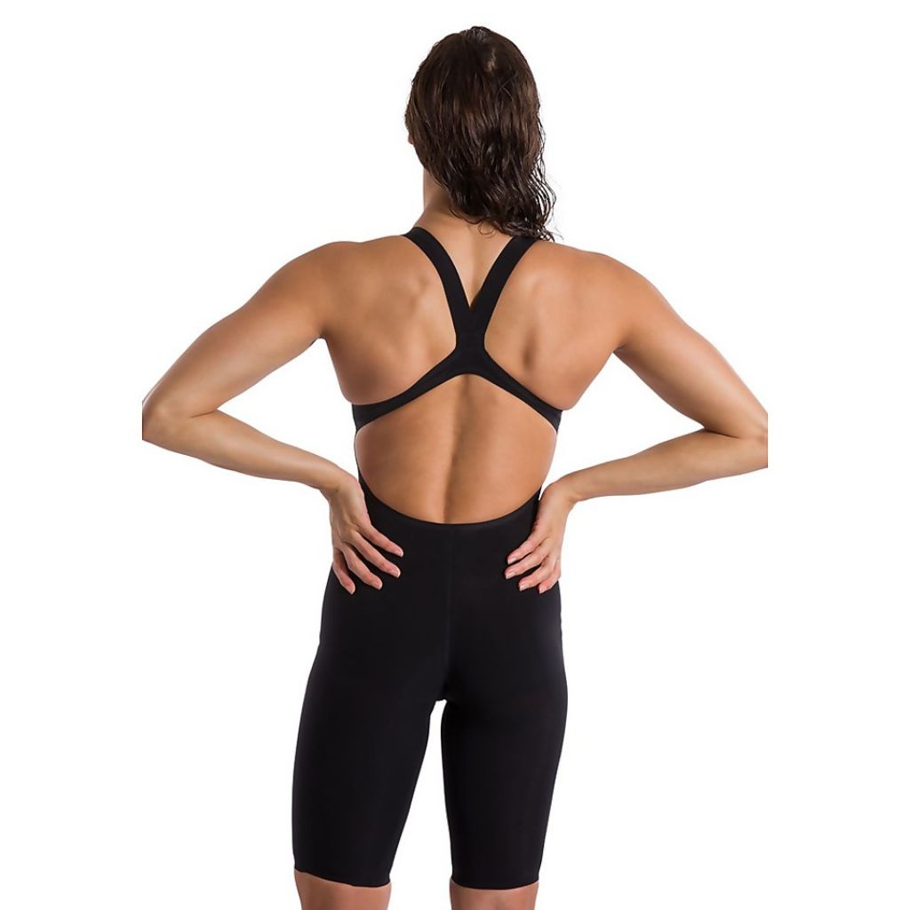 Speedo Pure Valor 1.0 Open Back Kneeskin Black
