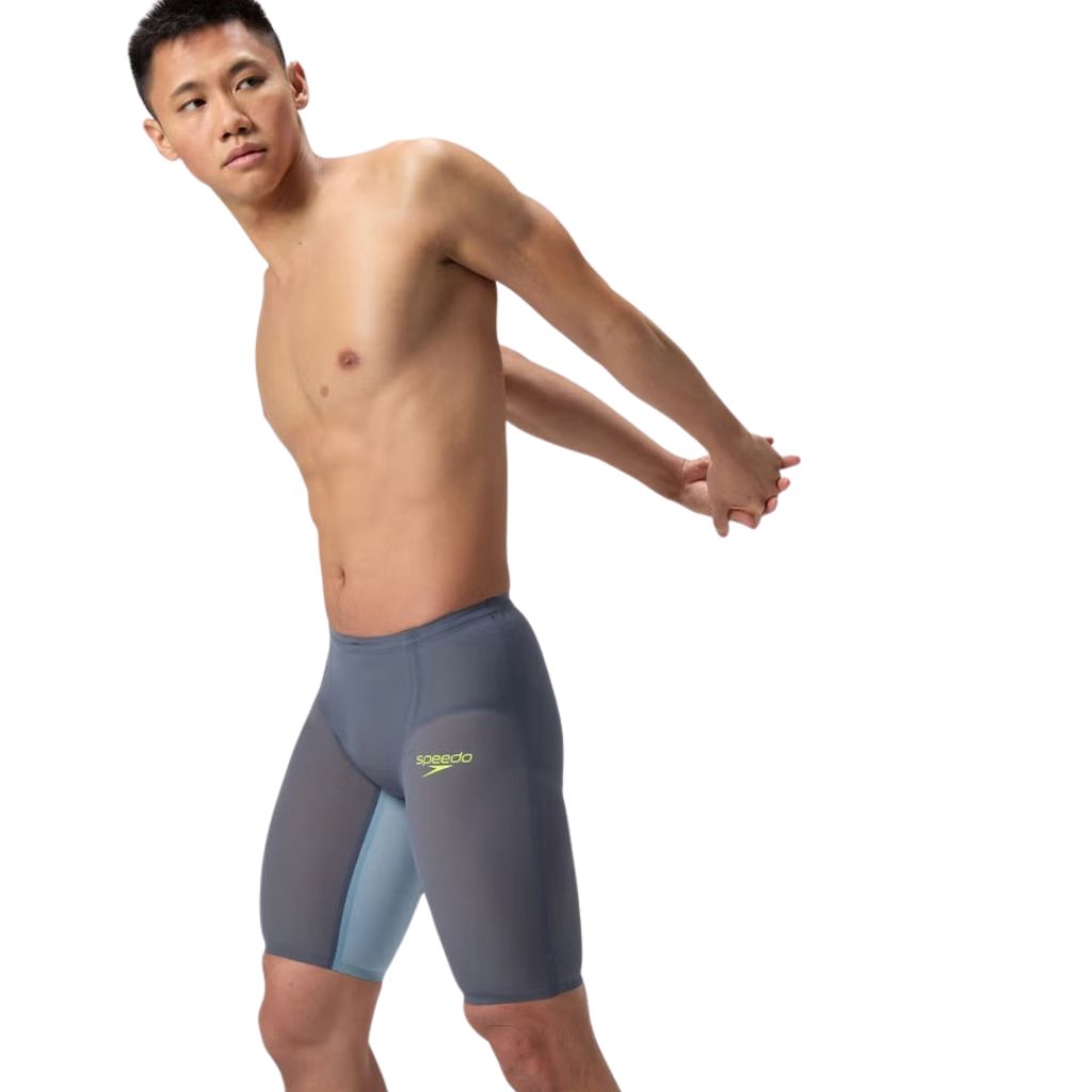 Speedo Pure Valor 2.0 High Waist Jammer Grey Lead Acadia Blue