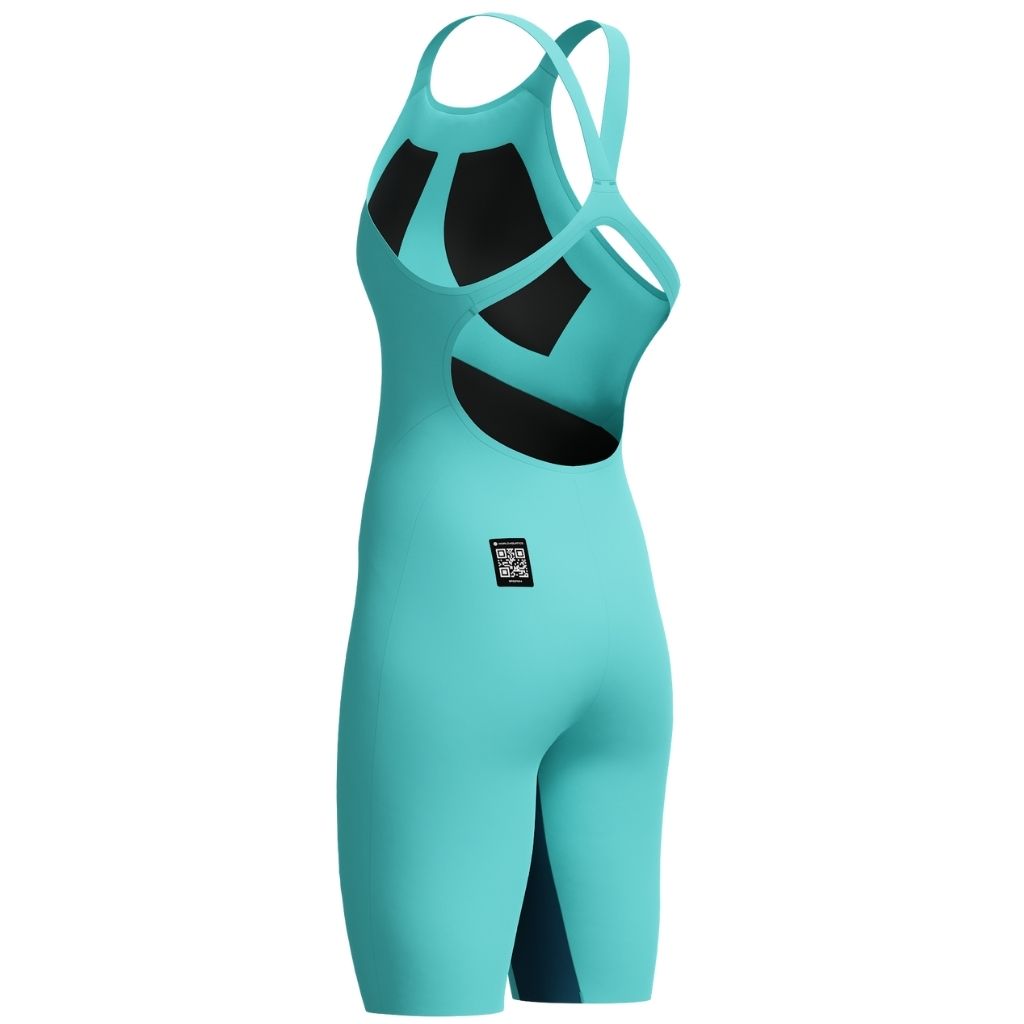 Speedo Women&#39;s Pure Valor Open Back Kneeskin Arctic Glass