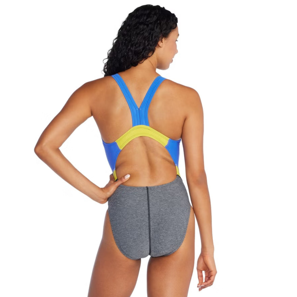 Speedo Quantum Fusion Splice - Heather/Blue/Yellow