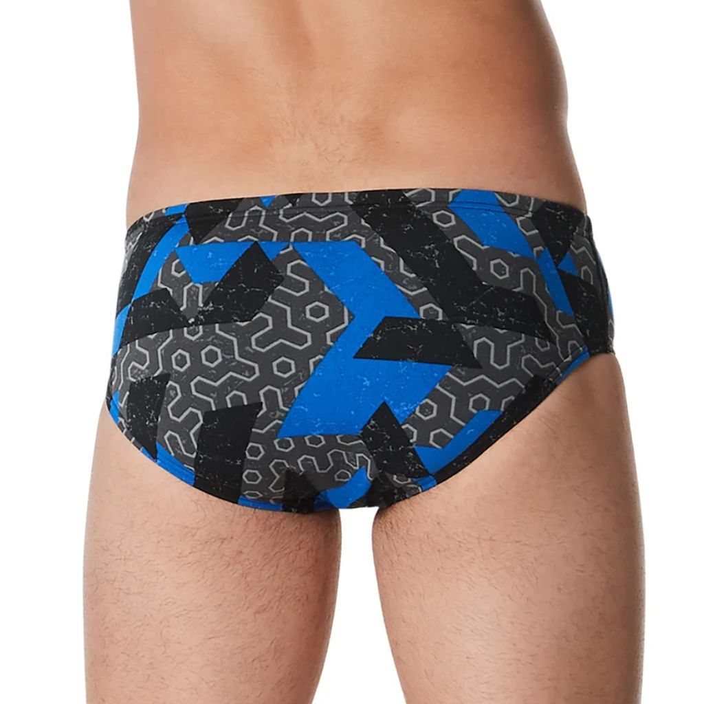 Speedo Ruse Block Brief Blue