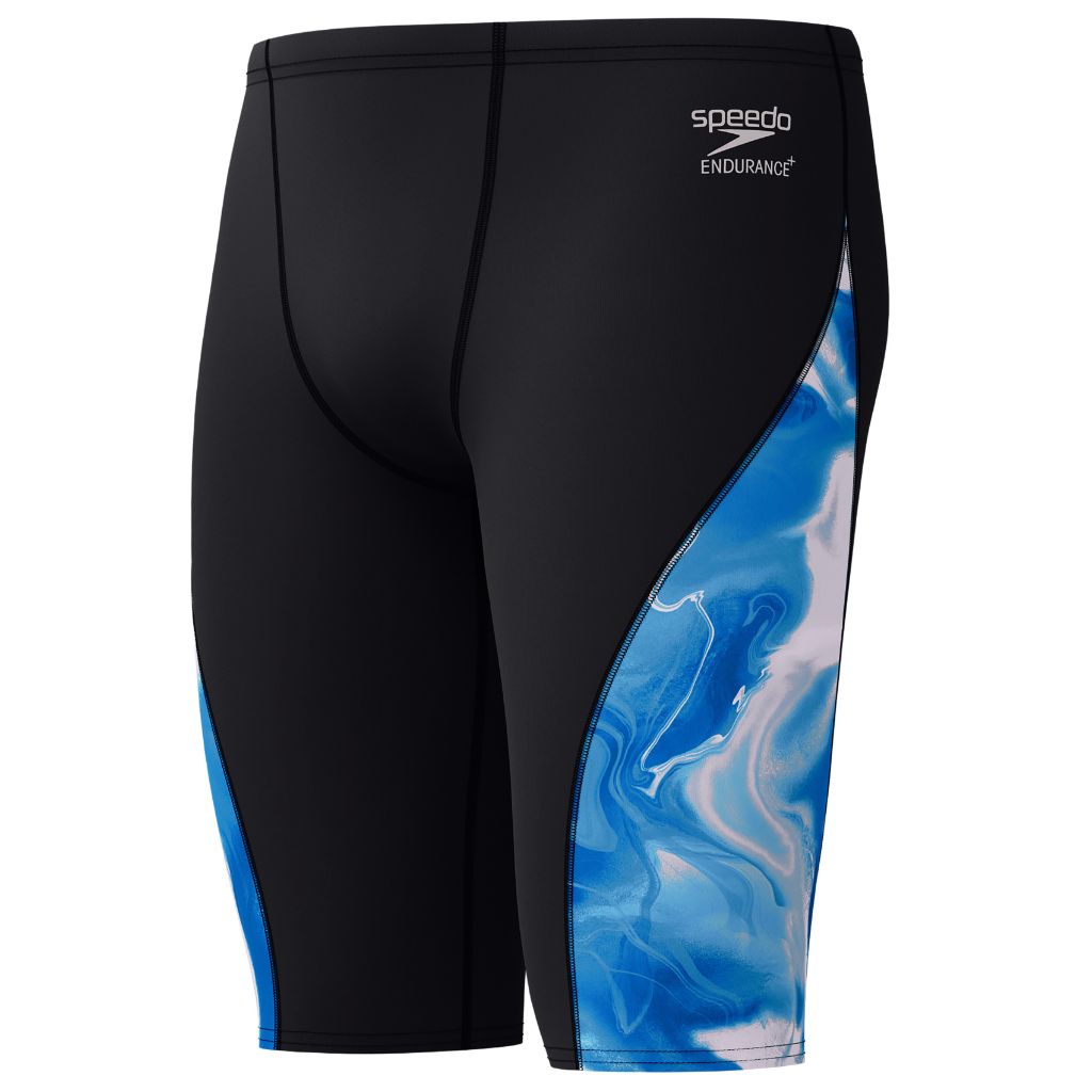 Speedo Side Spliced Jammer Ocean Wash Black