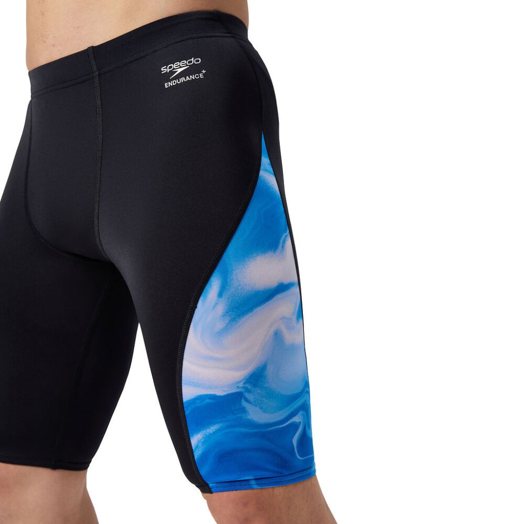 Speedo Side Spliced Jammer Ocean Wash Black