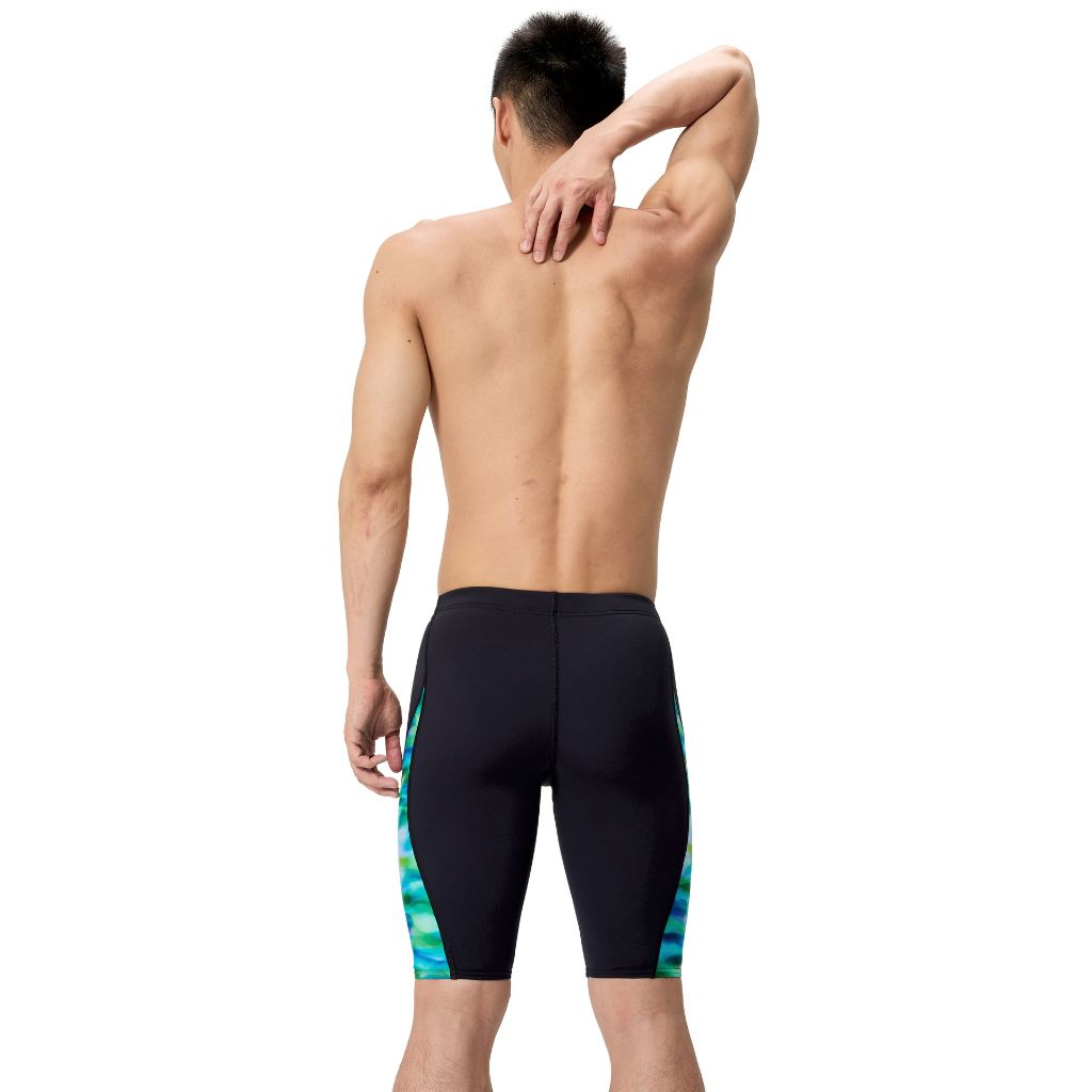 Speedo Side Spliced Jammer Sunset Grove Black