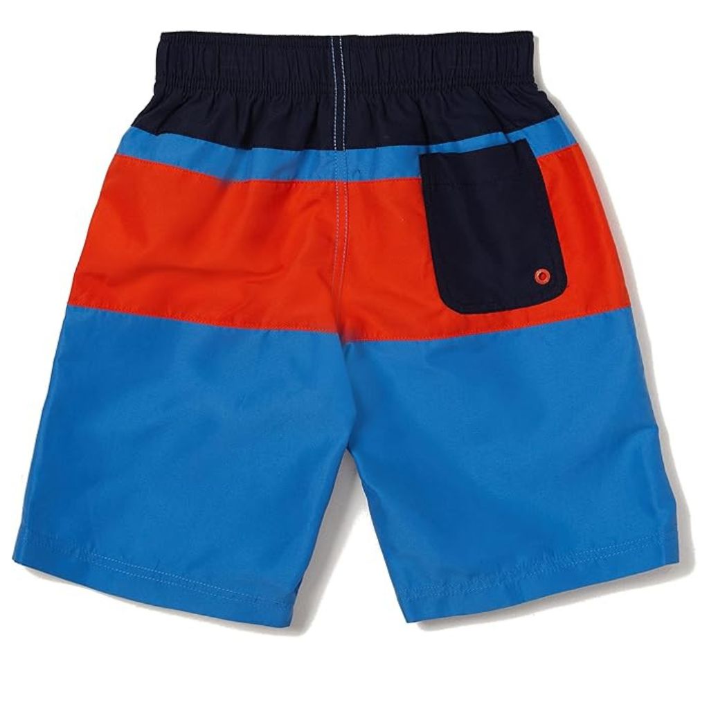 Speedo Solid Blocked Volley Navy Blue Red