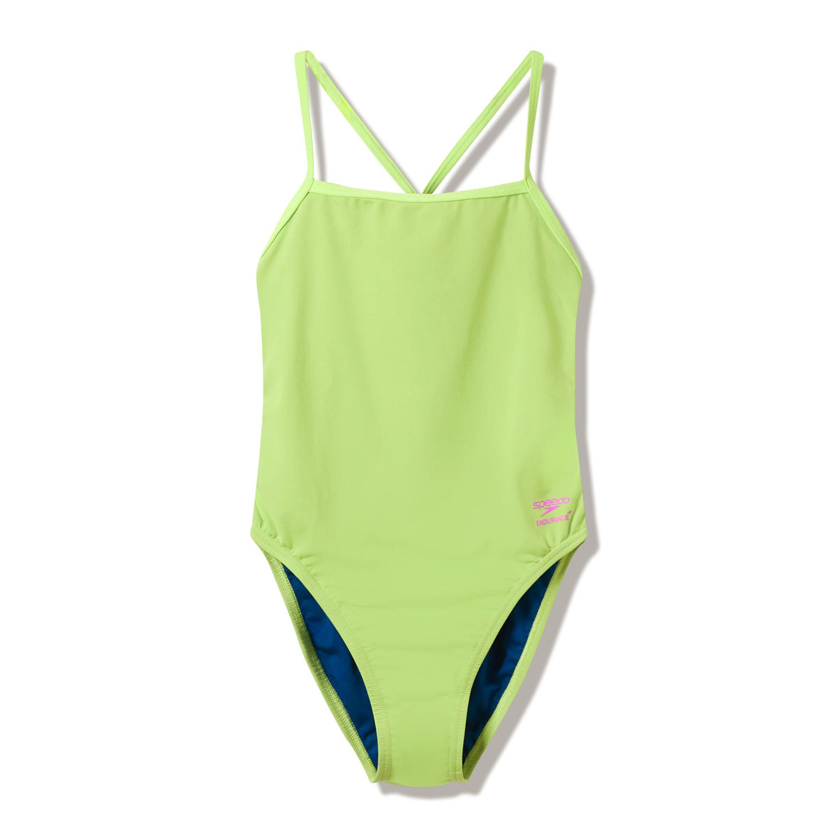 Speedo Solid V Back Citrus Green
