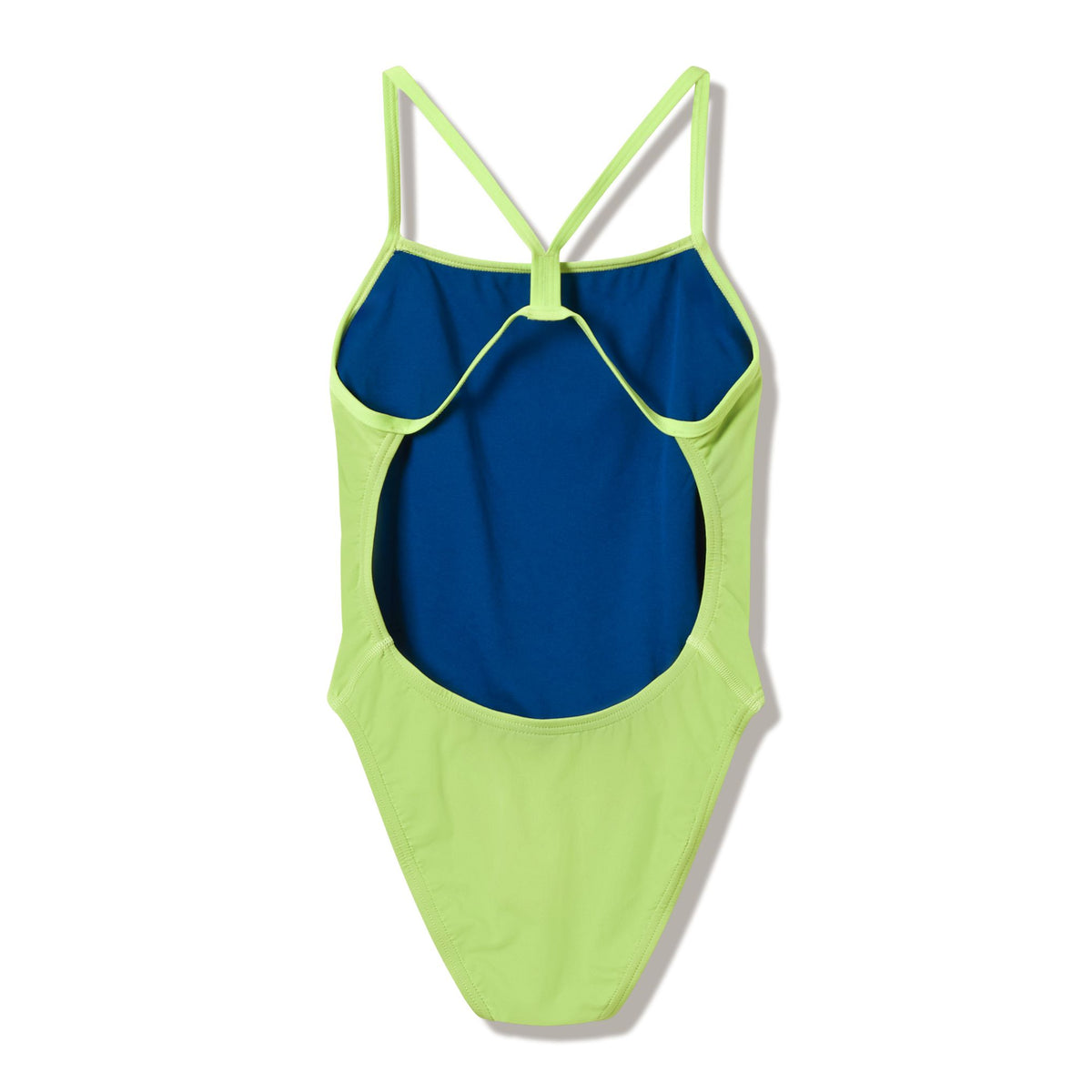 Speedo Solid V Back Citrus Green