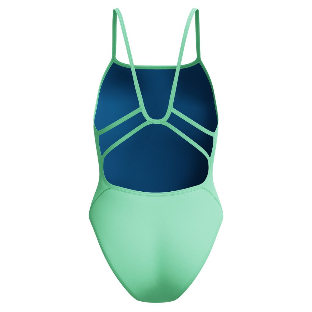 Speedo Solid Web Back Alfalfa Green