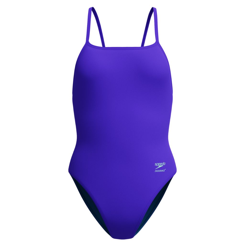 Speedo Solid Web Back Indigo Glow