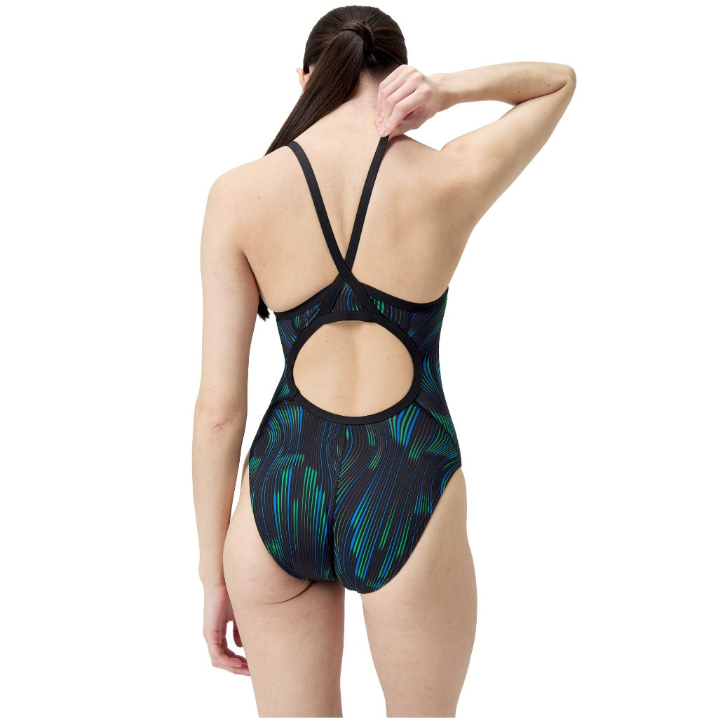 Speedo Space Train Flyback Green Blue