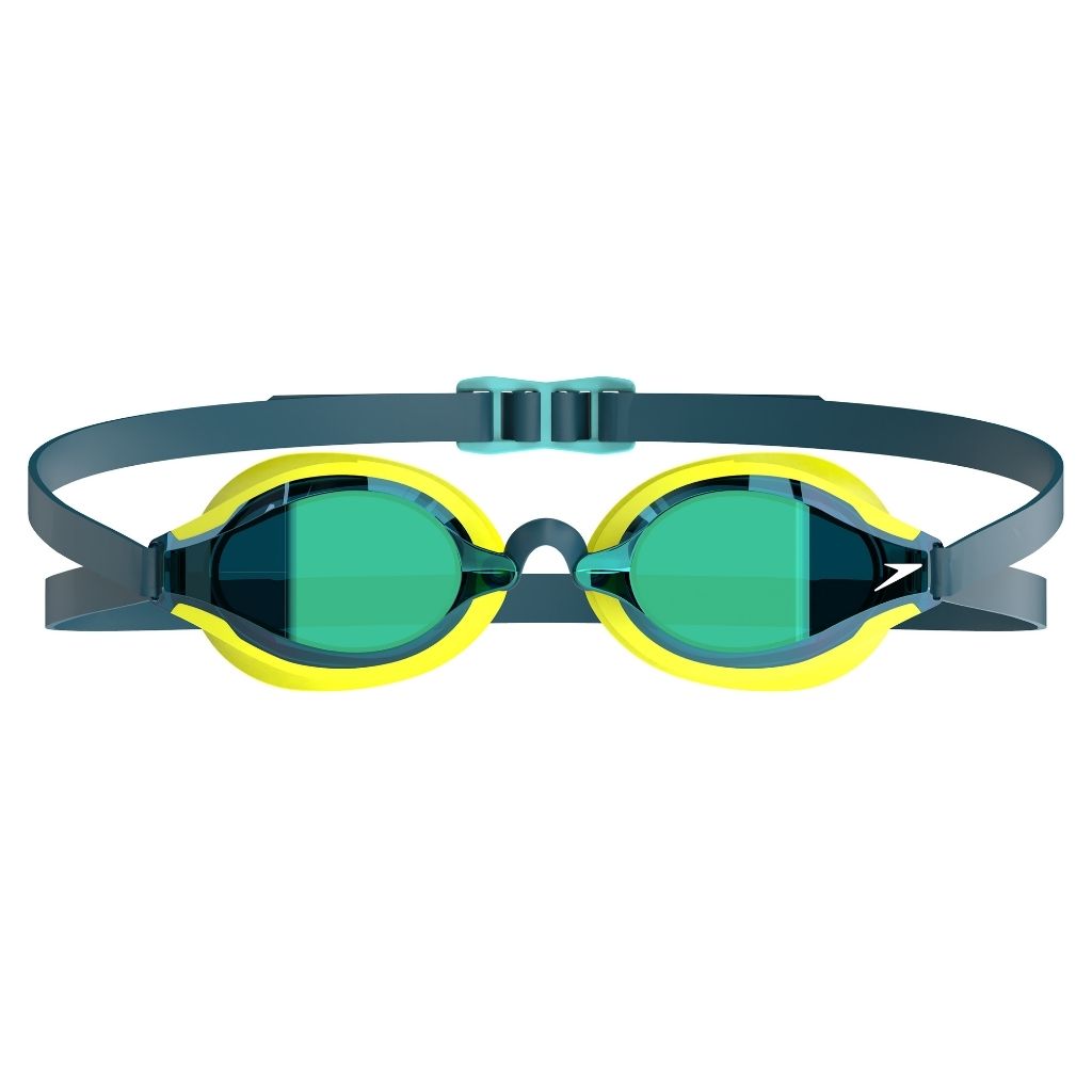 speed socket 2.0 mirrored goggle Speedo Speed Socket 2.0 Mirrored Hyper Yellow Cobalt Emerald