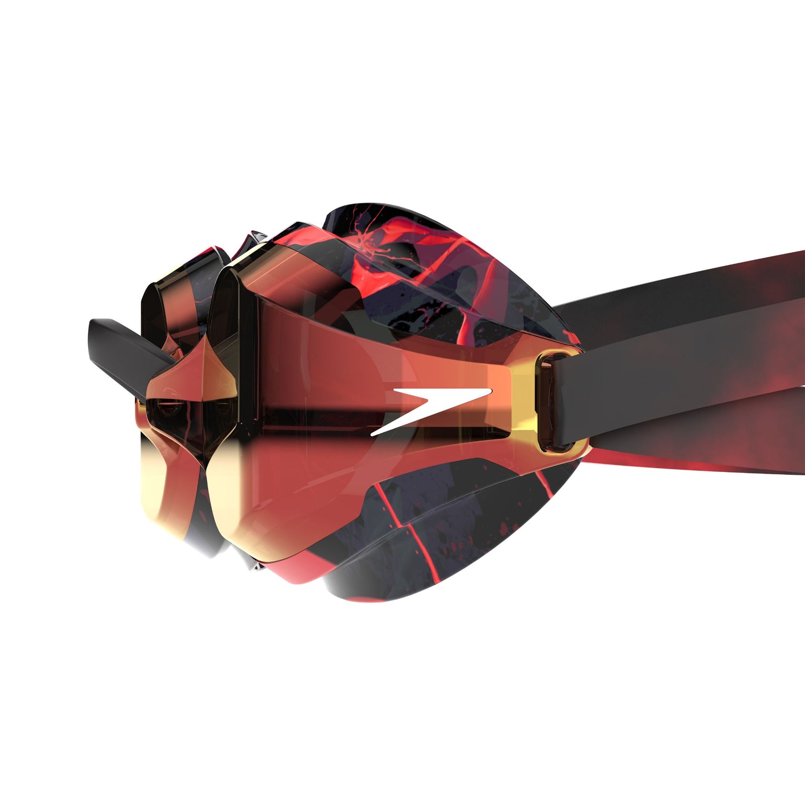 Speedo Speed Socket 2.0 Mirrored Splatter Smoke Crimson Gold
