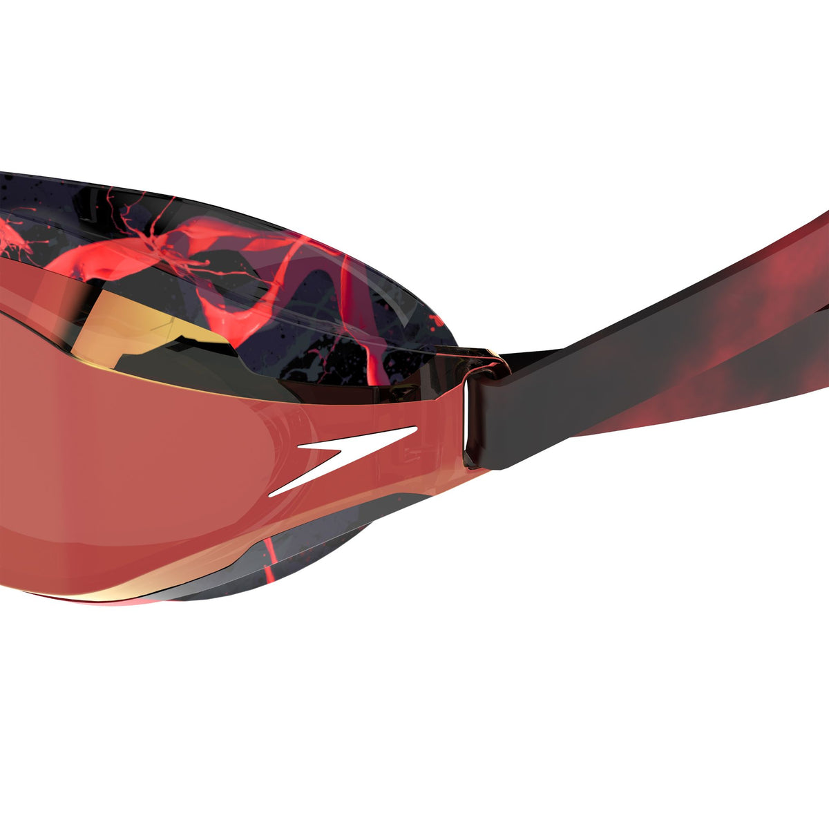 Speedo Speed Socket 2.0 Mirrored Splatter Smoke Crimson Gold