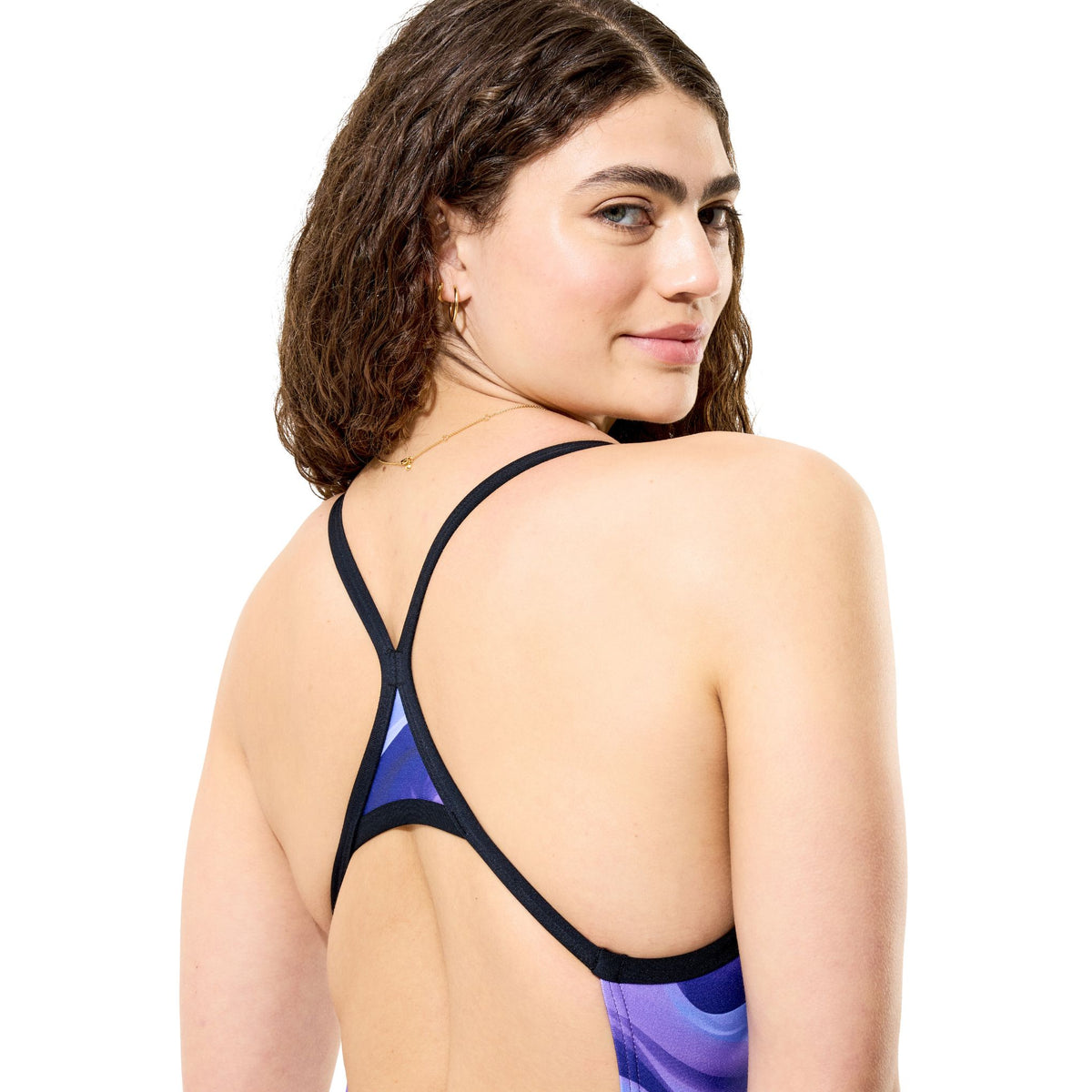 Speedo Topography Turnback Purple
