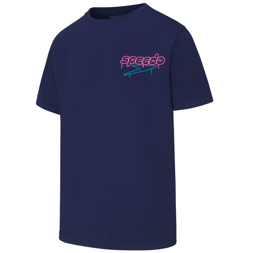 Speedo Unisex Adult Olympic Trials Short Sleeve Navy