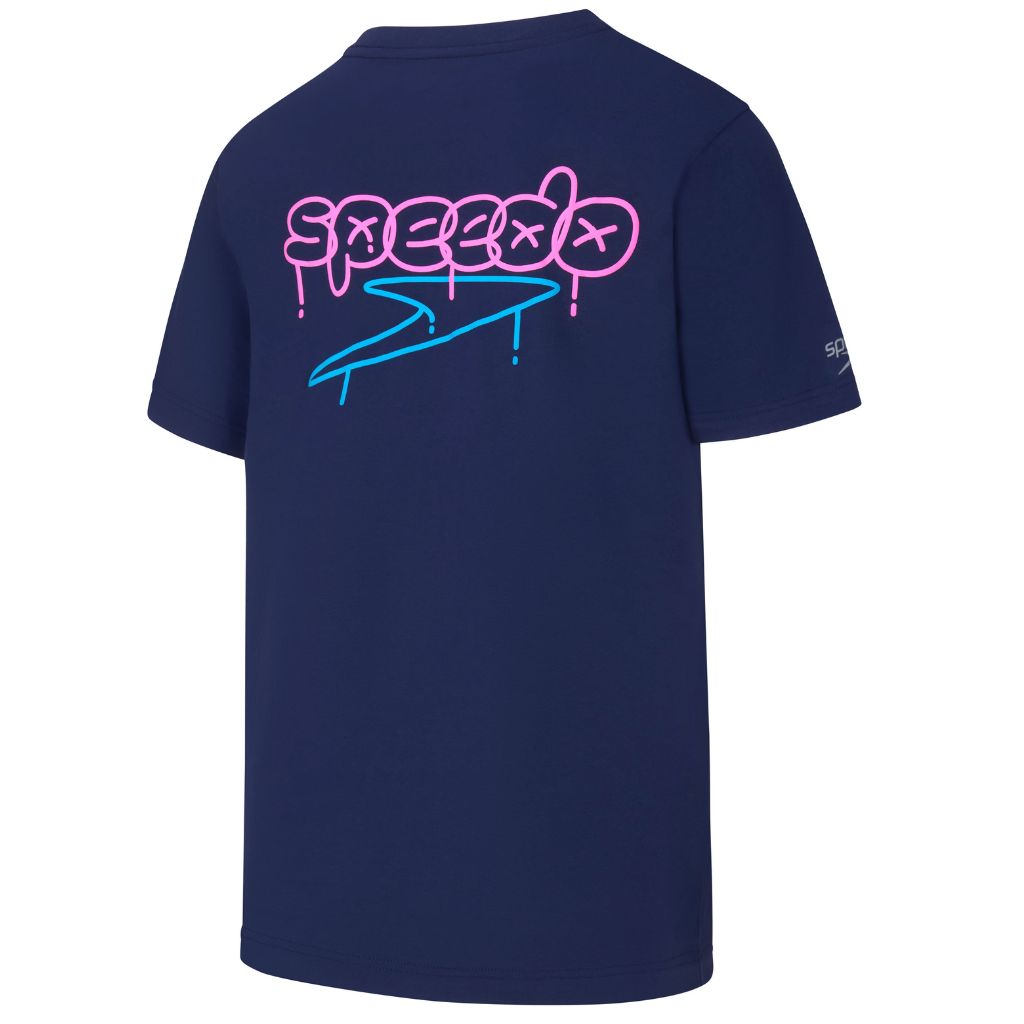Speedo Unisex Adult Olympic Trials Short Sleeve Navy