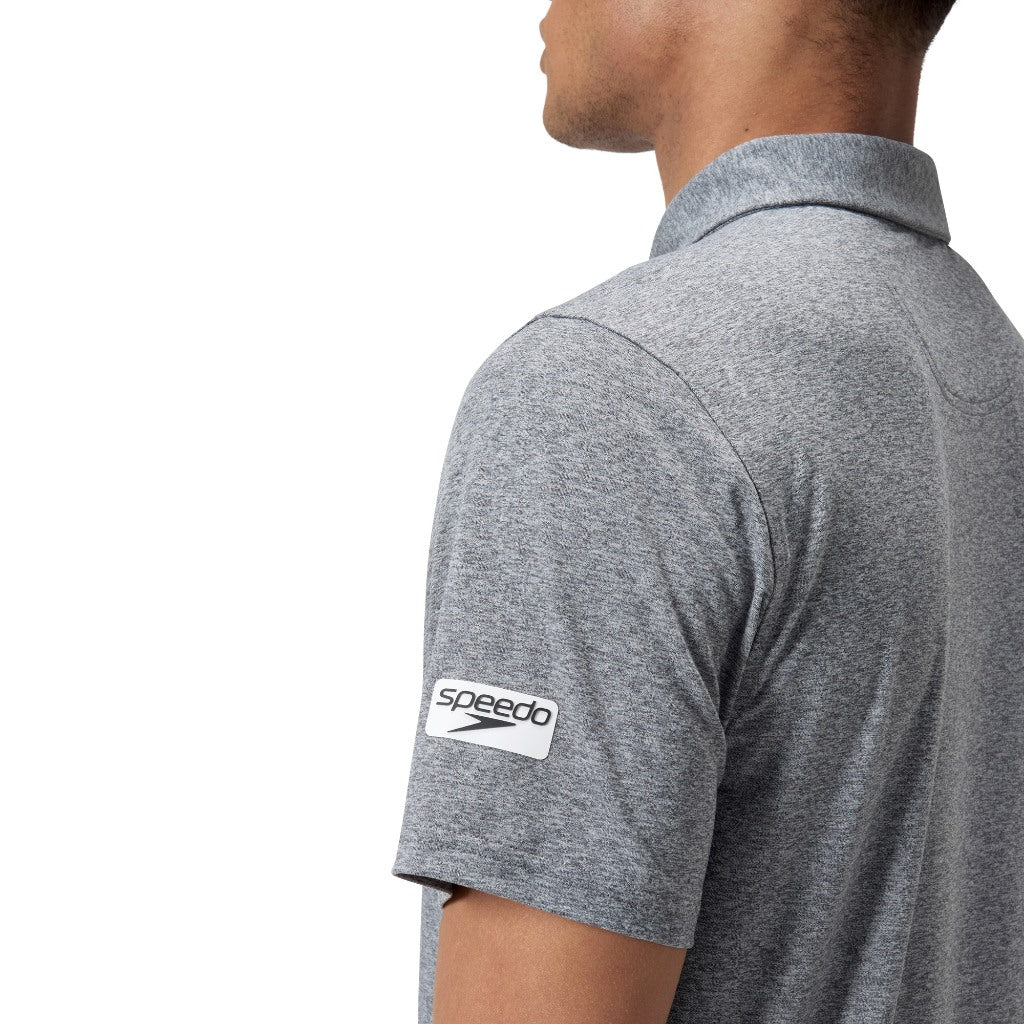 Speedo Unisex Short Sleeve Polo Grey