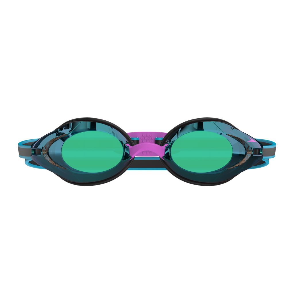Speedo Vanquisher 3.0 Mirrored Speedo Black Cobalt Emerald
