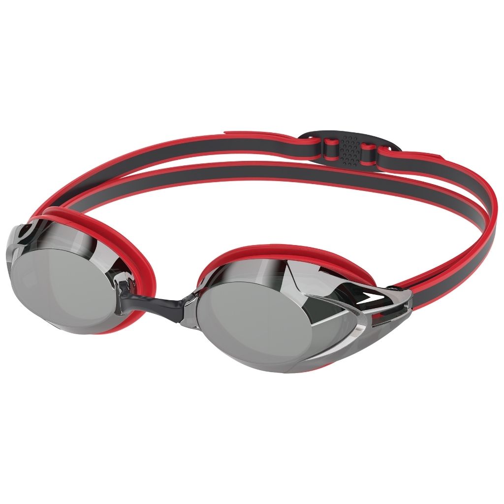 Speedo Vanquisher 3.0 Mirrored Team Red Swim Training Goggle