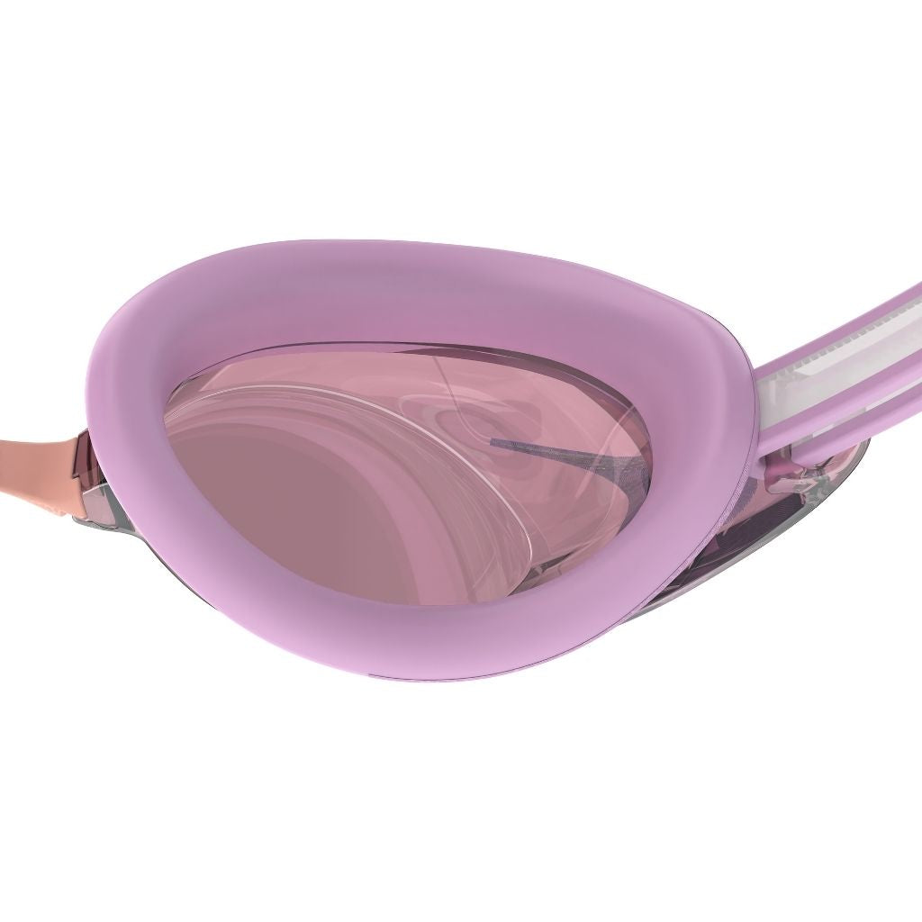 Speedo Womens Vanquisher 3.0 Mirrored Peony Pink Silver Swim Training Goggle